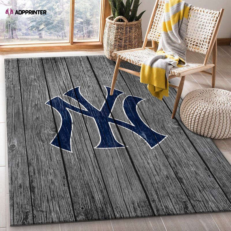 New York Yankees Rug Living Room Floor Decor Fan Gifts