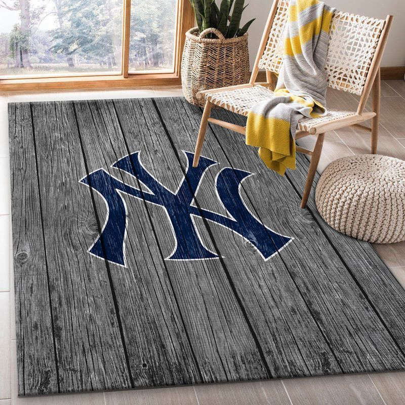 New York Yankees Rug Living Room Floor Decor Fan Gifts