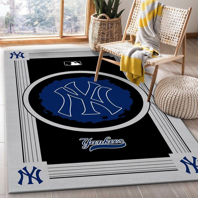 New York Yankees Rug Living Room Floor Decor Fan Gifts