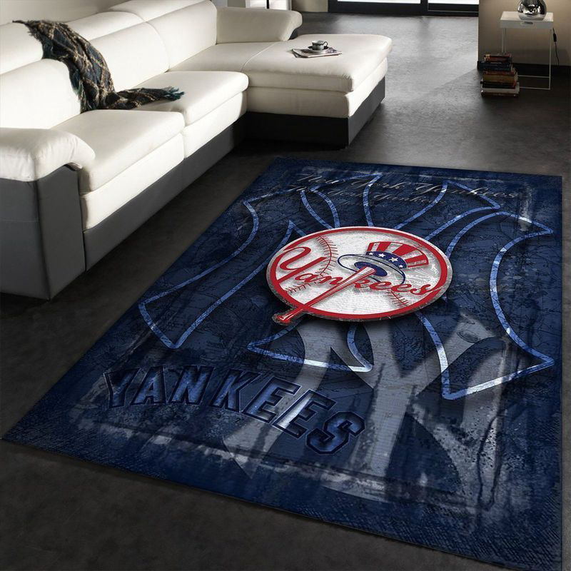 New York Yankees Rug Living Room Floor Decor Fan Gifts
