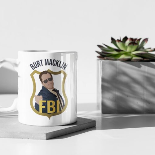 Parks And Recreation Burt Macklin FBI 11 oz Ceramic Mug Gift