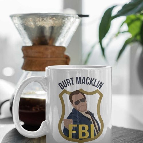 Parks And Recreation Burt Macklin FBI 11 oz Ceramic Mug Gift