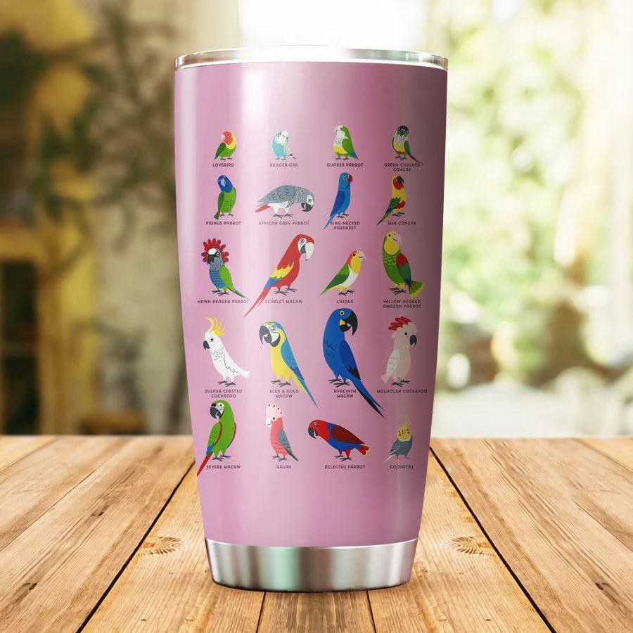 Parrot Stainless Steel Tumbler