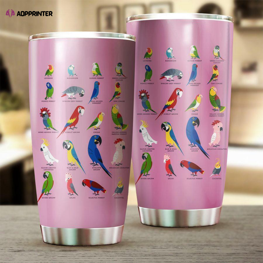 Parrot Stainless Steel Tumbler