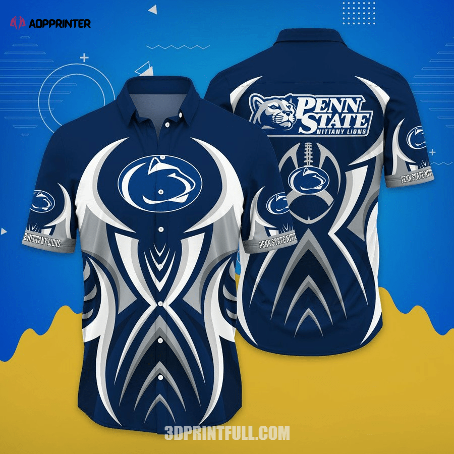 Penn State Nittany Lions 3D Hawaiian Shirt Logo 1