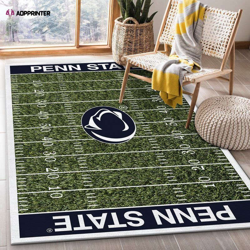 Penn State Nittany Lions Home Field Rug Living Room Floor Decor Fan Gifts