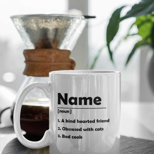 Personalized Name Definition Mug, Gift For A Friend, Best Friend Gift, , Personalized Mug 11 oz Ceramic Mug Gift