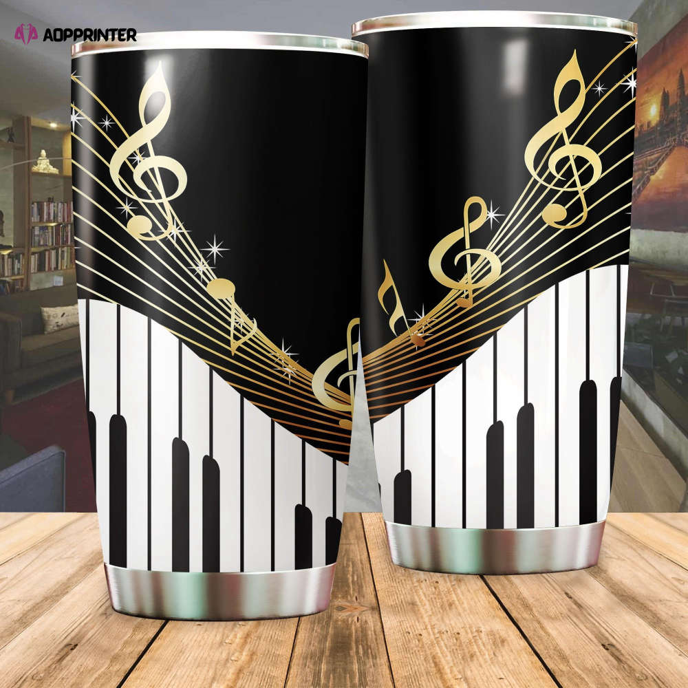 Piano Stainless Steel Tumbler
