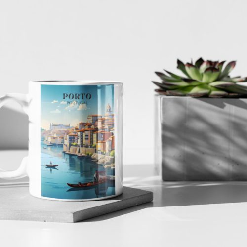 Porto Portugal Nice View Portugal Mug Porto View Mug Portugal Gift Gift For Her Gift For Him 11 oz Ceramic Mug Gift