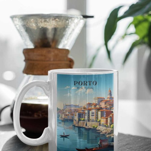 Porto Portugal Nice View Portugal Mug Porto View Mug Portugal Gift Gift For Her Gift For Him 11 oz Ceramic Mug Gift