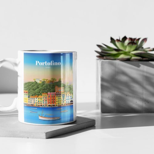 Portofino Italy Nice View 11 oz Ceramic Mug Gift