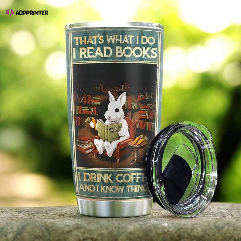 Rabbit Books Stainless Steel Tumbler