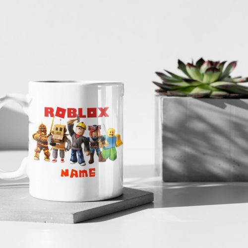 Roblox Personalized Mug, Roblox Mug, Gaming Mug, Gamer Gift, Roblox Gift, Kid Gift, 11 oz Double Sided Ceramic Mug Gift