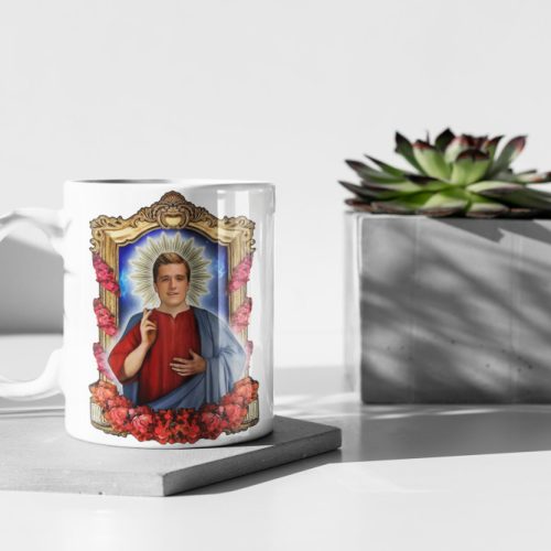 Saint Josh Hutcherson, Josh Hutcherson Jesus, Josh Hutcherson Fans Gifts, Gift For Women and Men, 11″ Ceramic Mug Gift