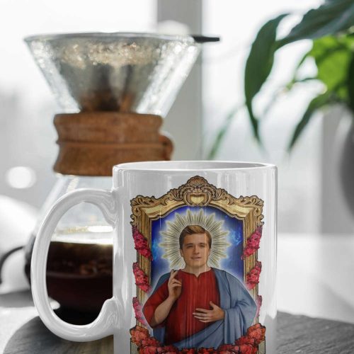 Saint Josh Hutcherson, Josh Hutcherson Jesus, Josh Hutcherson Fans Gifts, Gift For Women and Men, 11″ Ceramic Mug Gift