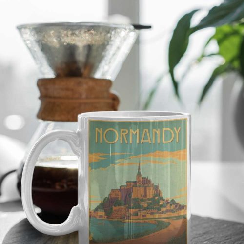 Saint Michel  Normandy France France Mug Normandy Mug Gift For Her Gift For Him 11 oz Ceramic Mug Gift