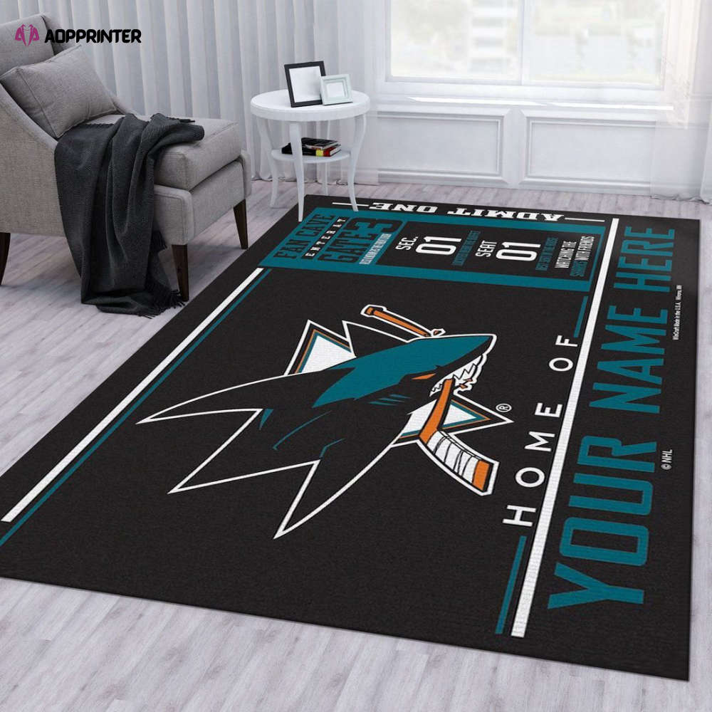 Los Angeles Lakers Rug Living Room Floor Decor Fan Gifts