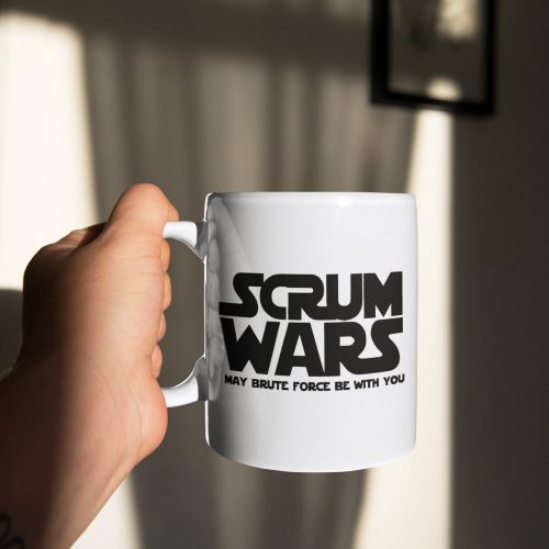 Scrum Wars May Brute Force Be With You 11 oz Ceramic Mug Gift