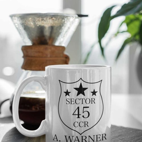 Sector 45 CCR A.Warner, Aaron Warner Mug, Shatter Me Mug, BookTok Merch, Reader Mug Gift, Shatter Me Fan Gift, 11 oz Mug Gift Birthday Gift