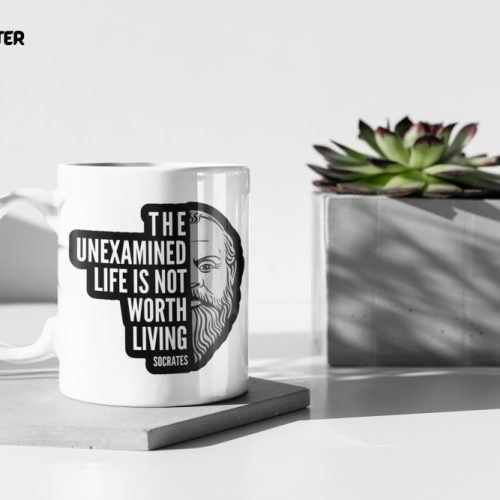 Socrates Quote The Unexamined Life Is Not Worth Living 11 oz Ceramic Mug Gift