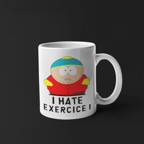 South Park Eric Theodor Cartman I Hate Exercise! 11 oz Ceramic Mug Gift