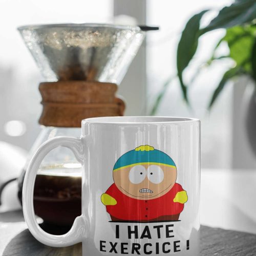 South Park Eric Theodor Cartman I Hate Exercise! 11 oz Ceramic Mug Gift