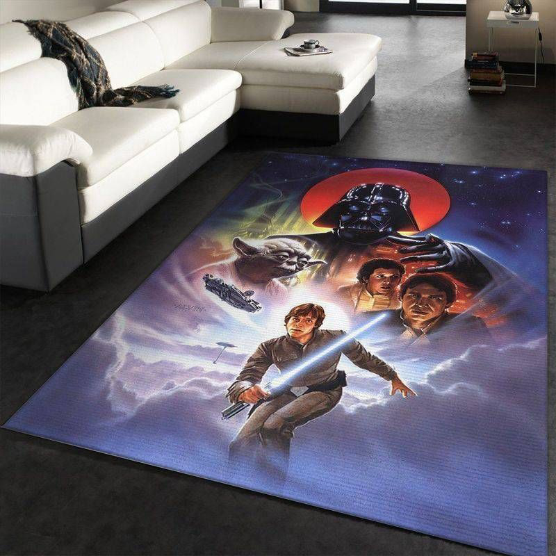 Star Wars Rug Living Room Floor Decor Fan Gifts