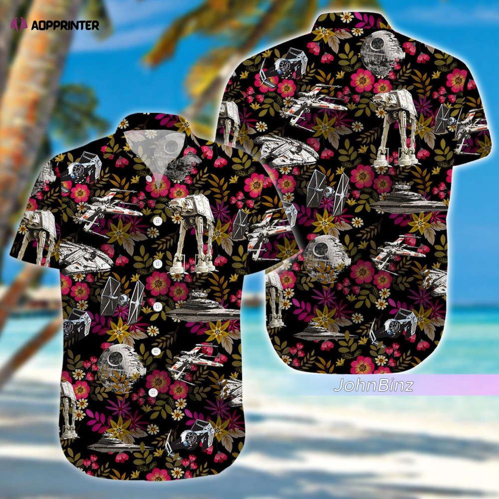 Star Wars Hawaiian Shirt – Unisex S-5XL Adult Father s Day Gift – Short Sleeve Button Aloha Shirt