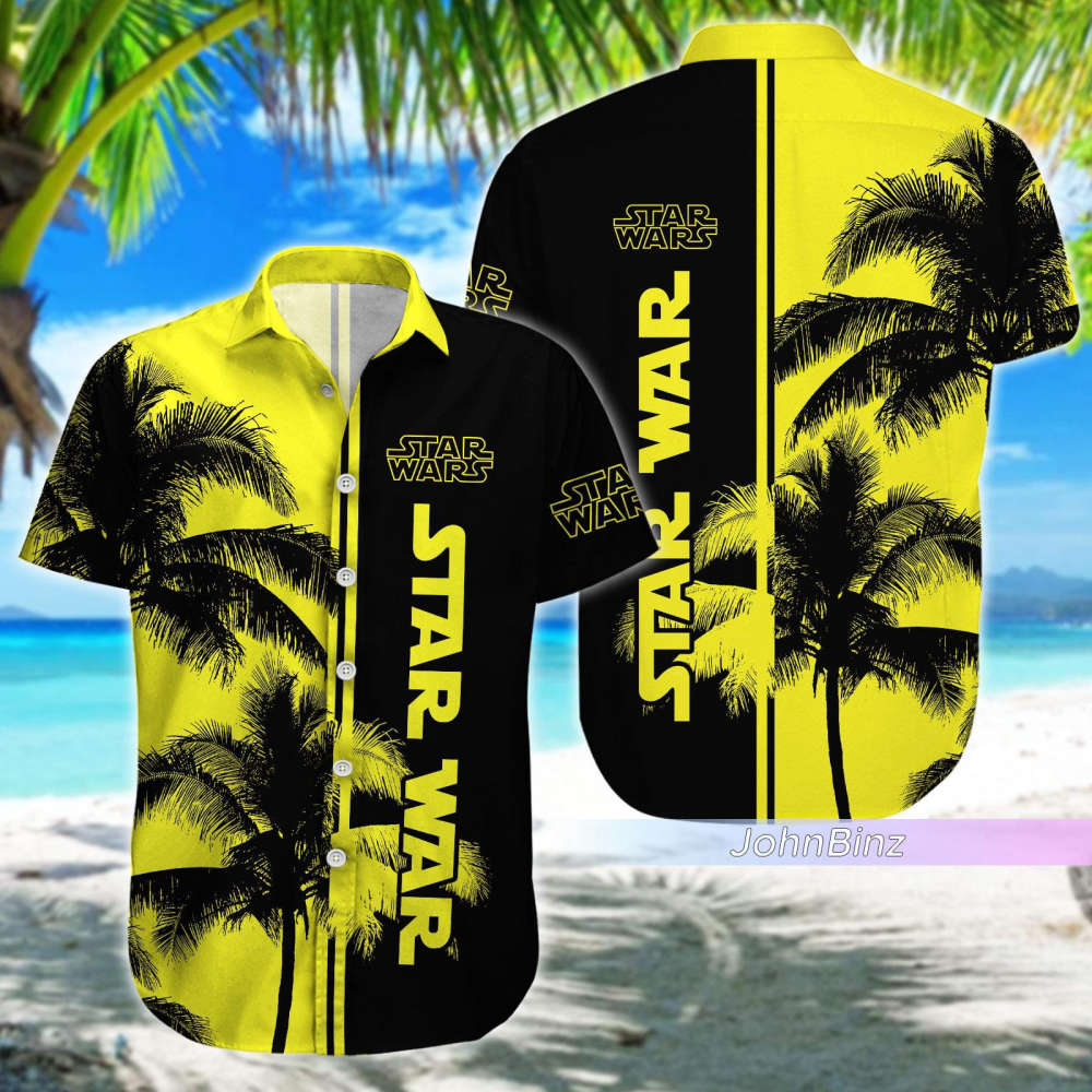 Star Wars Shirt Collection: Hawaiian Button-Up & Shorts for Men Perfect Gifts for Star Wars Lovers