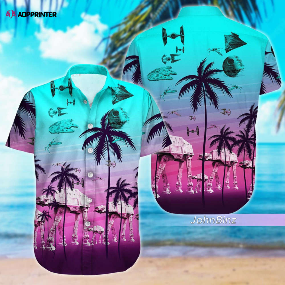 Star Wars Hawaiian Shirt – Unisex S-5XL Adult: Perfect Summer Gift for Fans