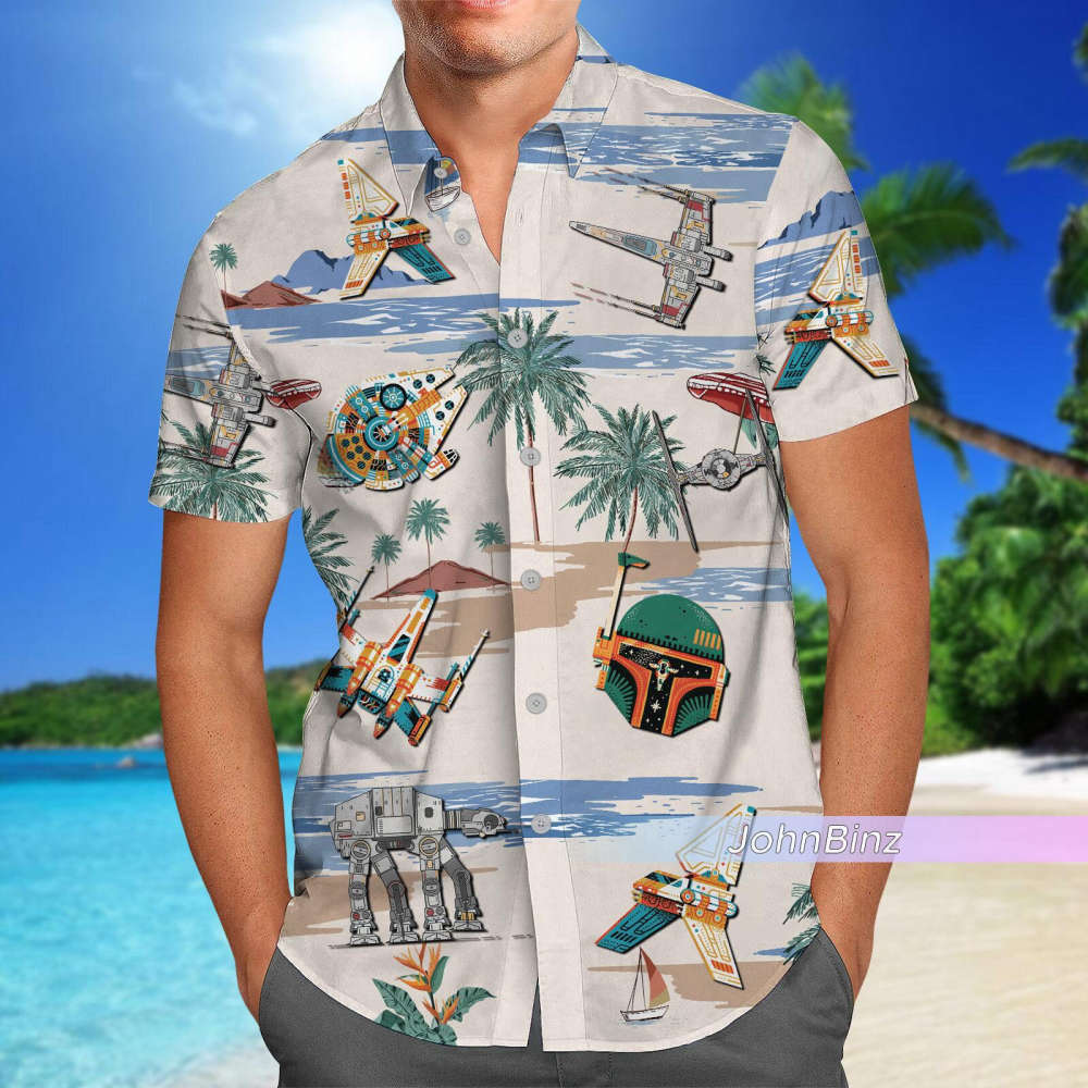 Star Wars Hawaiian Shirt – Summer Button Down Beach Shirt Unisex S-5XL – Gift for Men & Women