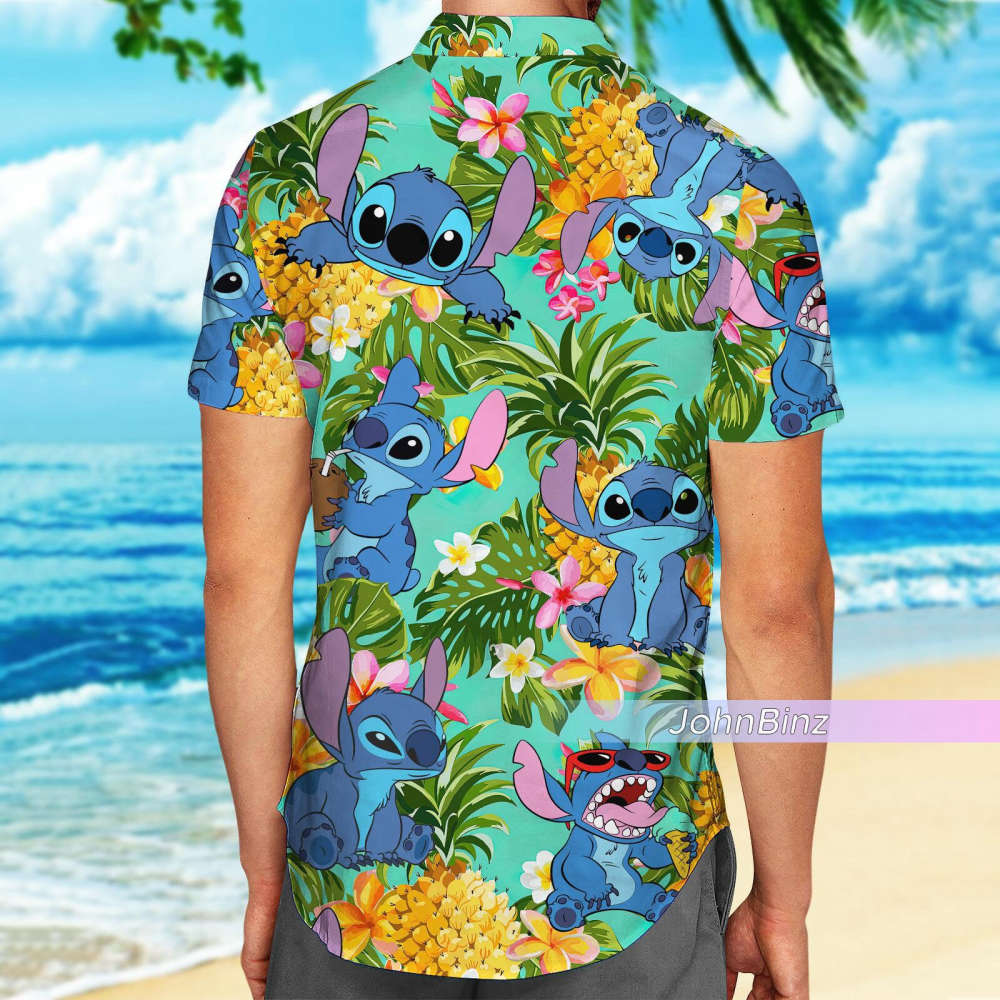 Stitch Hawaiian Shirt & Gifts: Button-Up Stitch Shirt Shorts & Disney Apparel