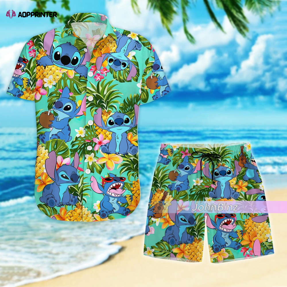 Stitch Shirt Collection: Hawaiian Button & Short Sleeve Gifts for Him