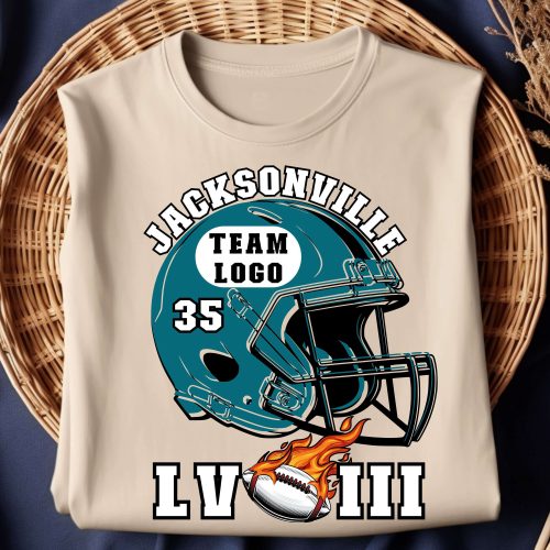 Super Bowl LVIII T-Shirt – Jacksonville Football Team Game Day Tee