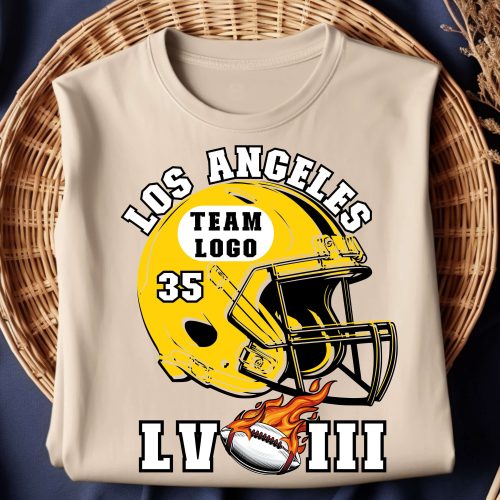 Los Angeles Football Team Super Bowl LVIII T-Shirt: Game Day Tee Football Season Shirt