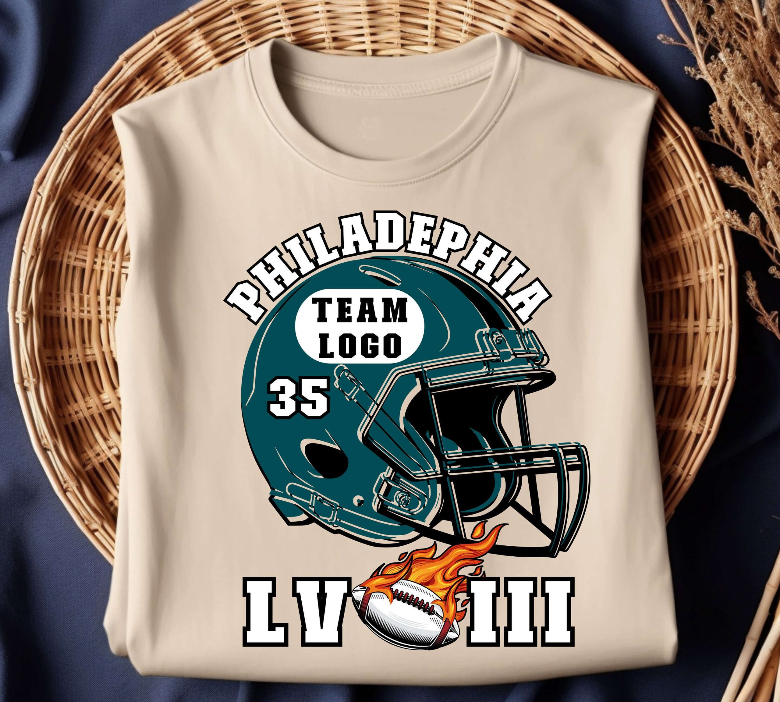 Super Bowl LVIII T-Shirt  Philadelphia Football Team Shirt, Game Day Tee,Football Season Shirt,Sunday Game  Shirt,Football Fan Graphic Shirt