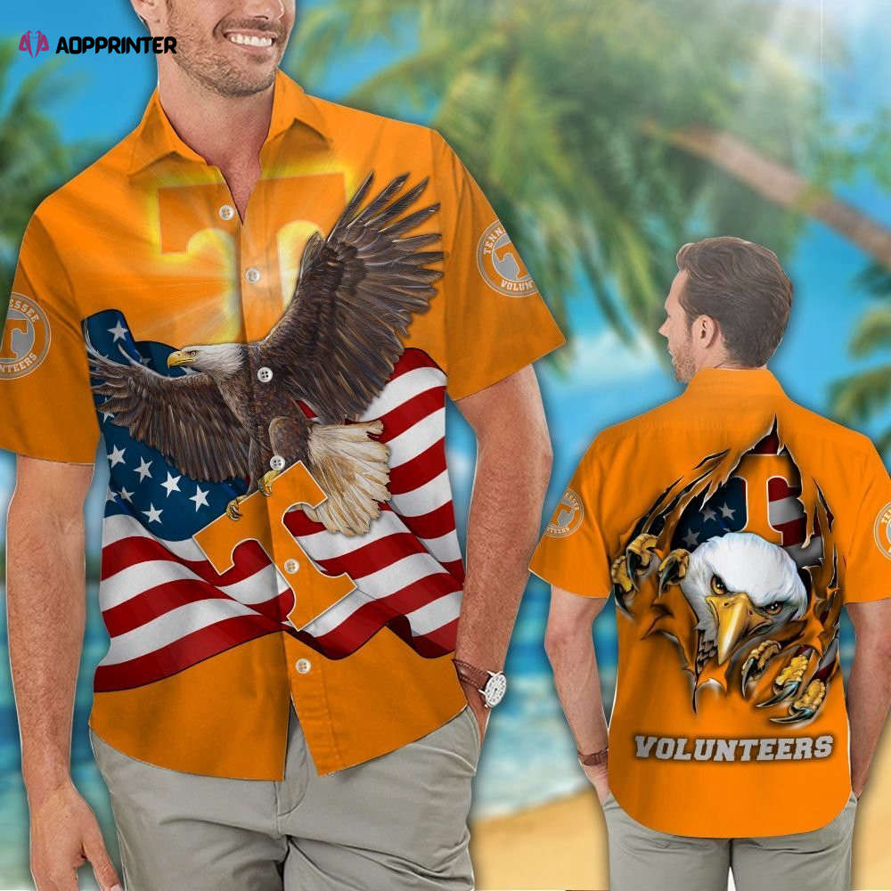 Tennessee Volunteers Hawaiian Shirt And Shorts Premium Hawaiian Shirt 650