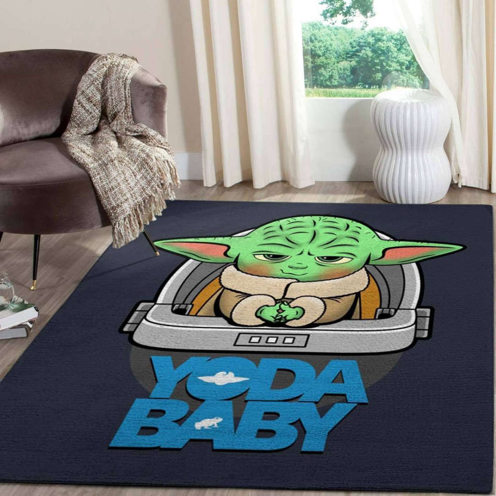The Mandalorian Star Wars Rug Living Room Floor Decor Fan Gifts