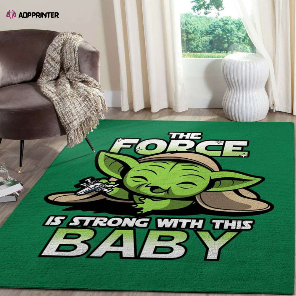 The Mandalorian Star Wars Rug Living Room Floor Decor Fan Gifts