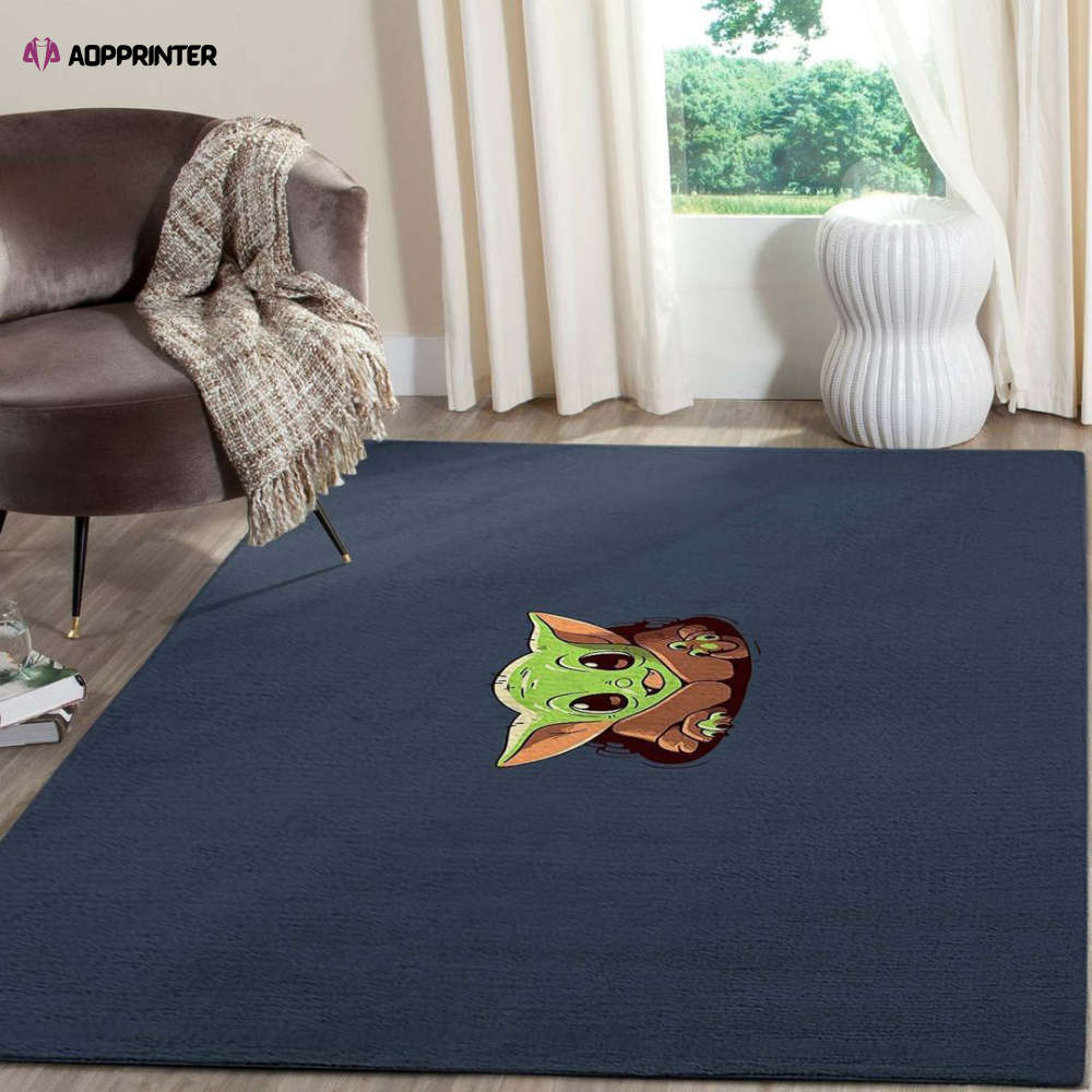 The Mandalorian Star Wars Rug Living Room Floor Decor Fan Gifts