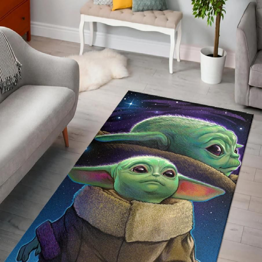 The Mandalorian Star Wars Rug Living Room Floor Decor Fan Gifts