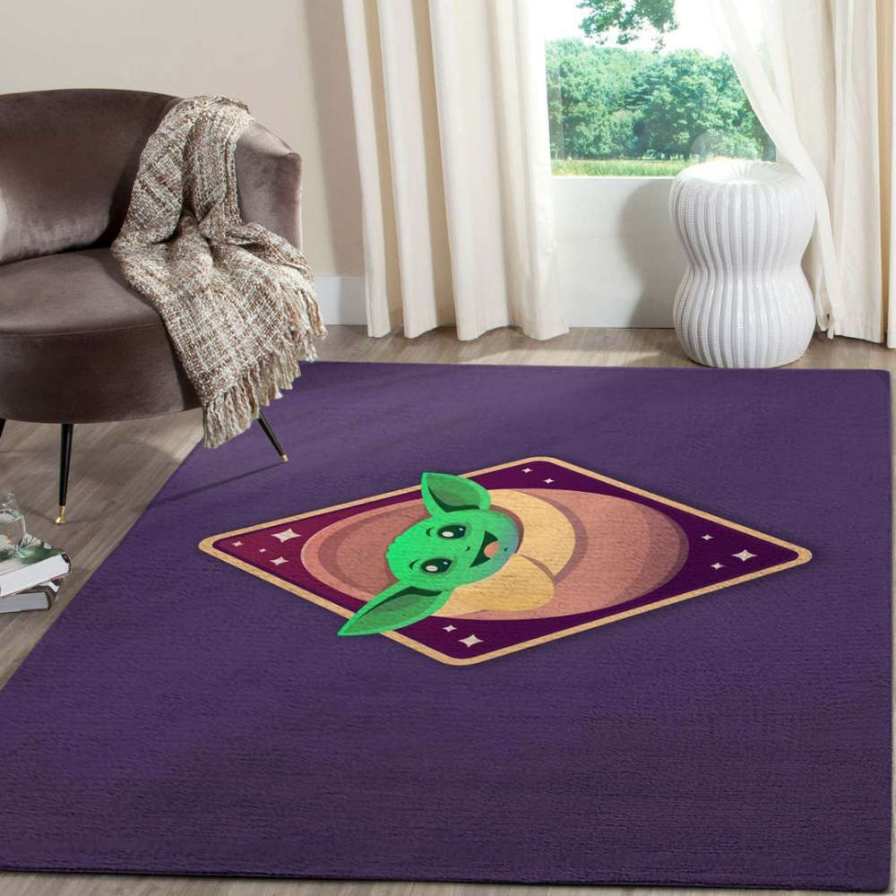 The Mandalorian Star Wars Rug Living Room Floor Decor Fan Gifts