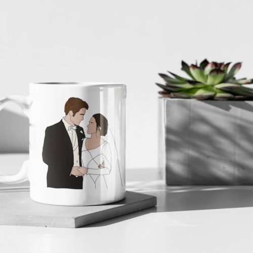 The Twilight Bella And Edward Vampires 11 oz Ceramic Mug Gift