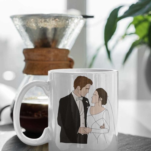 The Twilight Bella And Edward Vampires 11 oz Ceramic Mug Gift