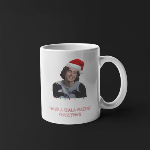 Timothee Chalamet Christmas, Timothee Chalamet Fan Gift, Gift For Her, Coffee Mug, Christmas Mug, 11 oz Ceramic Mug Gift