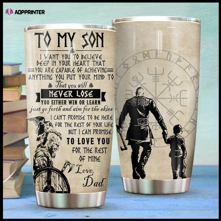 To My Wife From Husband Stainless Steel Tumbler