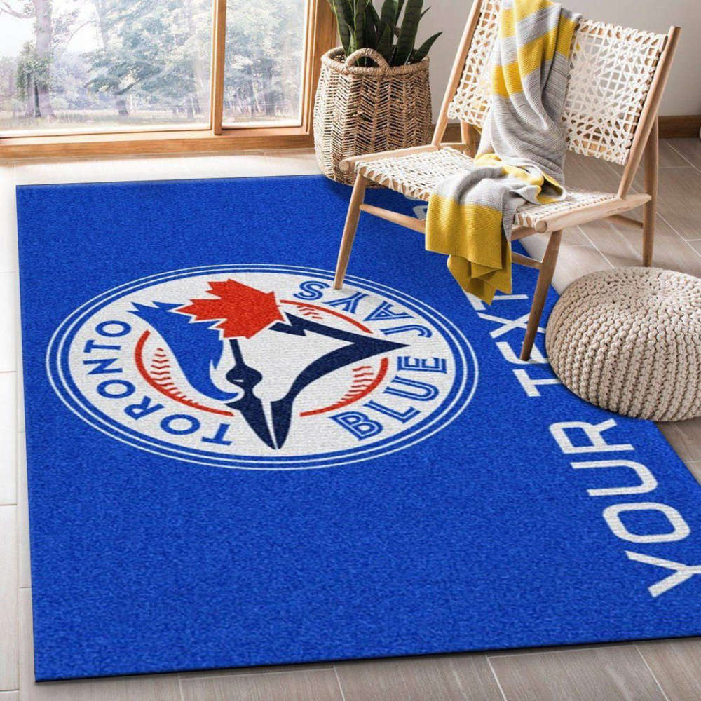 Toronto Blue Jays Rug Living Room Floor Decor Fan Gifts
