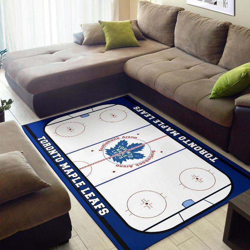 Toronto Maple Leafs Rug Living Room Floor Decor Fan Gifts