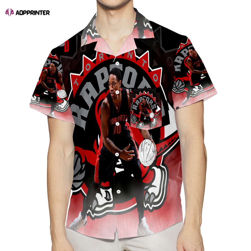 Toronto Raptors DeMar DeRozan5 3D All Over Print Summer Beach Hawaiian Shirt With Pocket