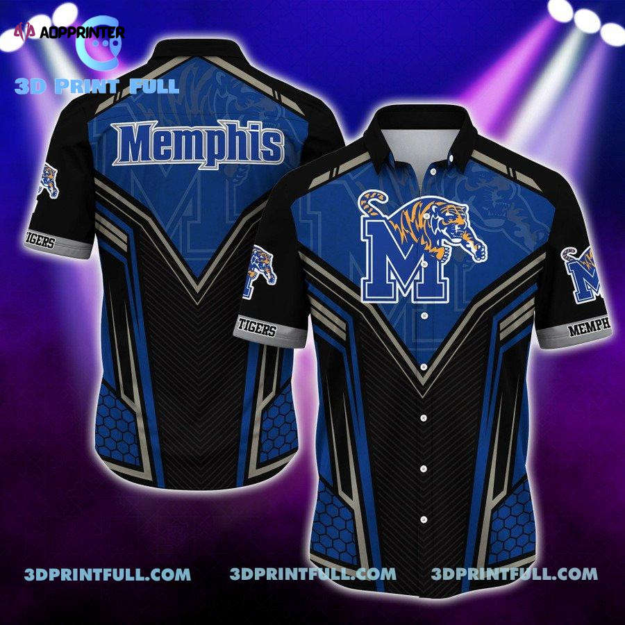 Tropical Memphis Tigers Logo Hawaiian Shirt